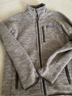 Patagonia Taupe/Brown Sherpa Fleece Pullover